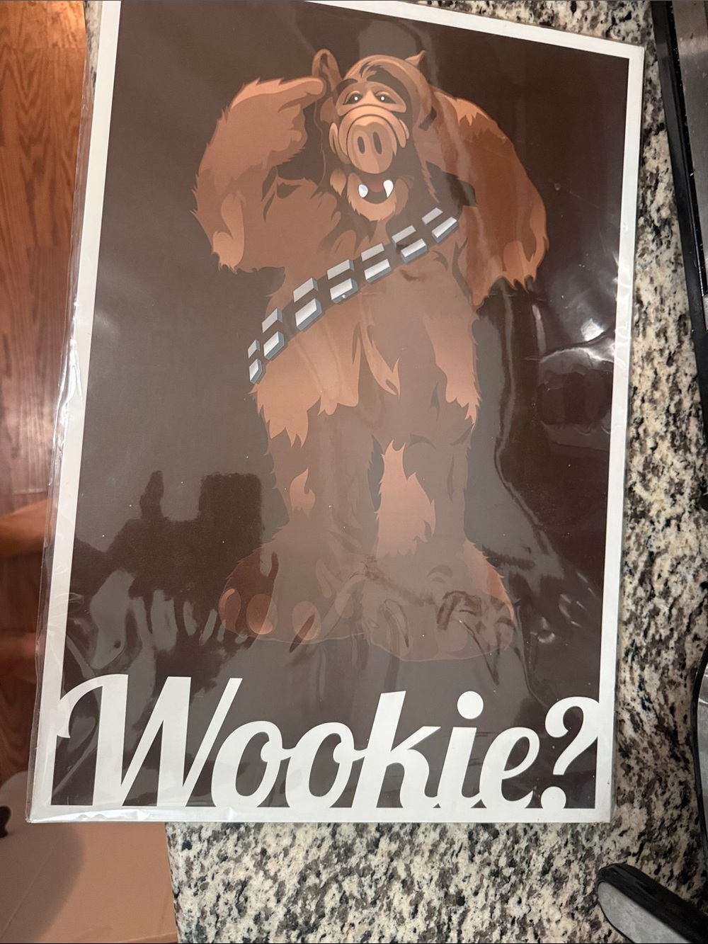 Wookie? Poster — alf Chewbacca Artwork